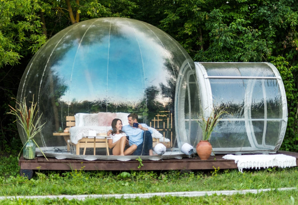 inflatable bubble bed tent